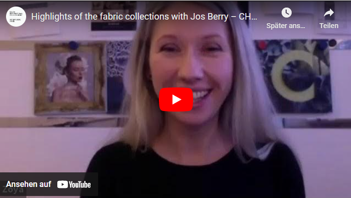 Highlights of the fabric collections with Jos Berry – CHANTY